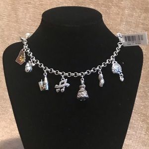 Brighton Silver Georgia Charm Bracelet